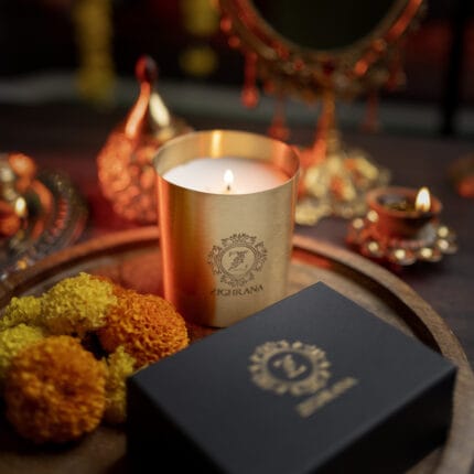 Zighrana lemongrass essential oil candle hand poured natural soy wax